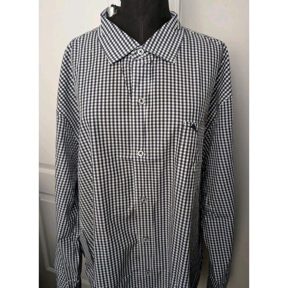 Tommy Bahama Other - Tommy Bahama Men's Blue Gingham Shirt Newport Grazie 100% Pima Cotton Size XXL